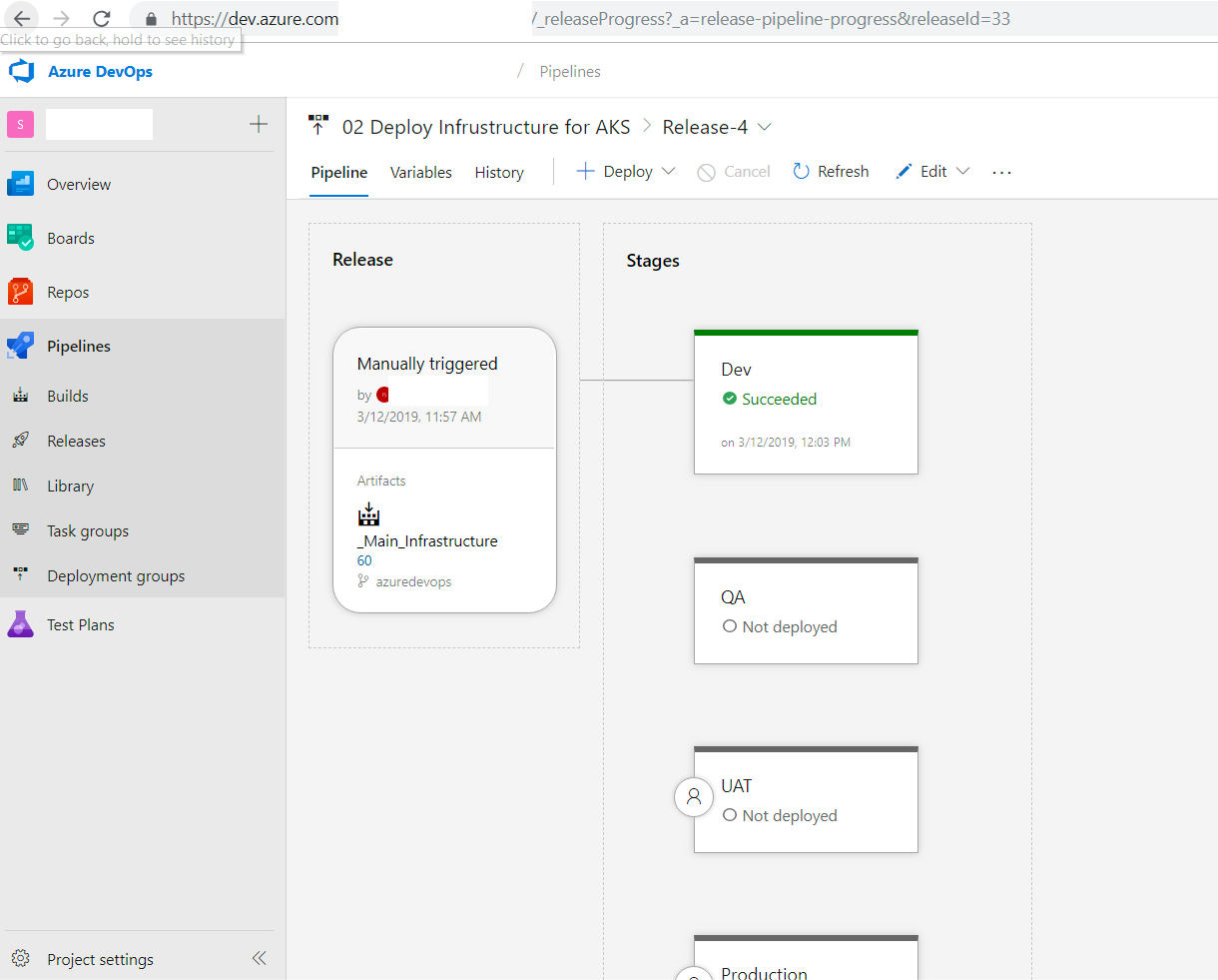 Azure DevOps screenshot